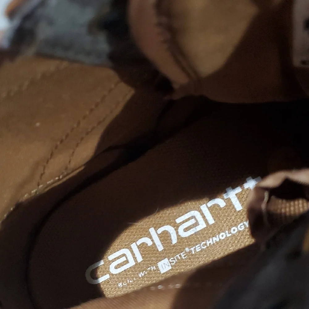 Carhartt Men's Brown and Tan Boots